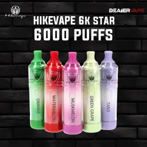 hikevape 6k star 6000 puffs