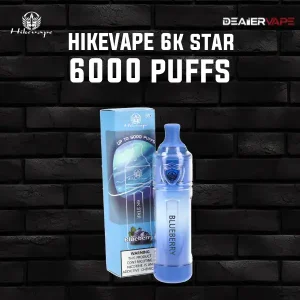 hikevape 6k star 6000 puffs blueberry