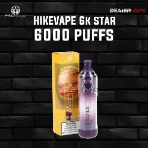 hikevape 6k star 6000 puffs ice cola