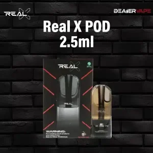 real x pod 2.5ml กลิ่นชาหลงเป่า ต้นตำรับจากประเทศจีน