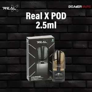 real x pod 2.5ml กลิ่นชามะลิ หอมๆหวาน รอเสริฟถึงที่