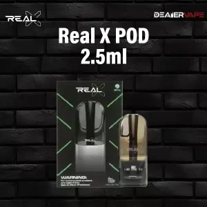 real x pod 2.5ml กลิ่นชาหลงจึ่ง เอกลักษณ์ความเป็นชาที่คุณคู่ควร