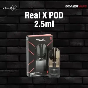 real x pod 2.5ml กลิ่นลิ้นจี่ หวานอมเปรี้ยวที่คุณไม่ควรพลาด