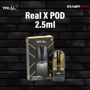 real x pod 2.5ml กลิ่นมะม่วง รสชาติเป็นอย่างไร