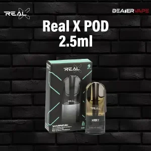 real x pod 2.5ml กลิ่นมิ้นต์ความจุเท่าไหร่