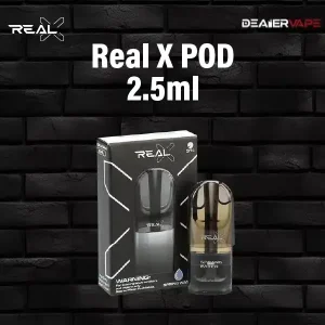 real x pod 2.5ml กลิ่นน้ำแร่ ราคาส่ง