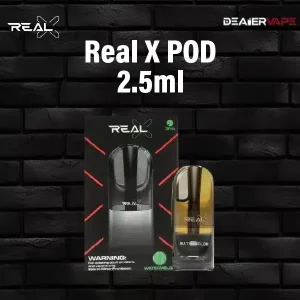 real x pod 2.5ml กลิ่นแตงโม มือใหม่สูบง่าย เย็นชื่นใจ