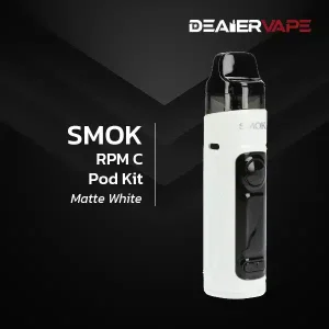 smok rpm c pod kit matte white