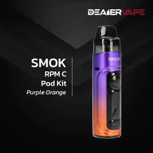 smok rpm c pod kit purple orange