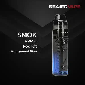 smok rpm c pod kit trasparent blue