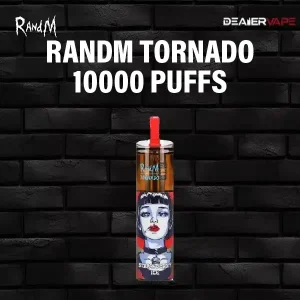 randm tornado 10000 puffs-strawberry ice