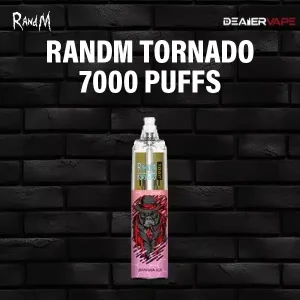 randm tornado 7000 puffs-banana ice