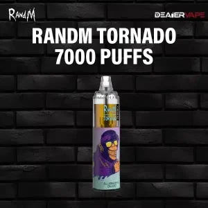 randm tornado 7000 puffs-blueberry on ice