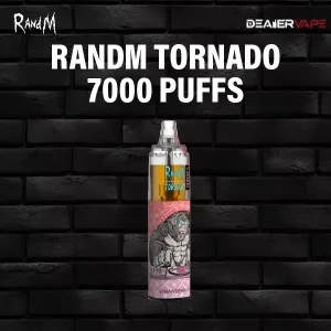 randm tornado 7000 puffs-strawberry ice