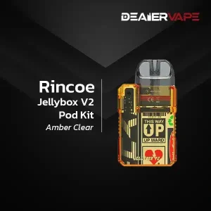 rincoe jellybox v2 pod kit amber clear