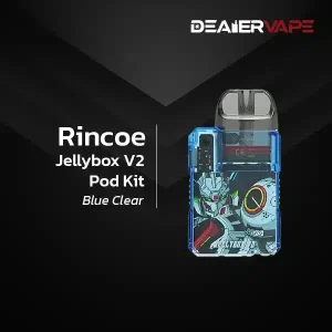 rincoe jellybox v2 pod kit blue clear