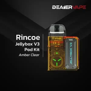 rincoe jellybox v3 pod kit amber clear