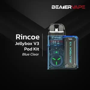 rincoe jellybox v3 pod kit blue clear