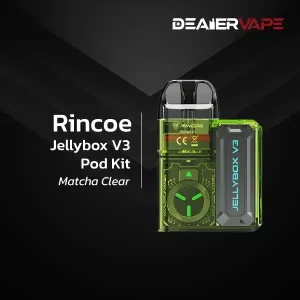 rincoe jellybox v3 pod kit matcha clear