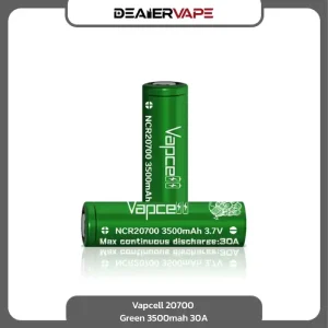 vapcell 20700 green 3500mah 30a
