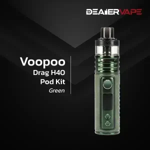 voopoo drag h40 pod kit green