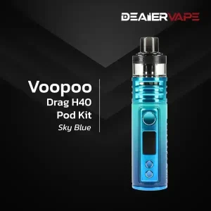voopoo drag h40 pod kit sky blue
