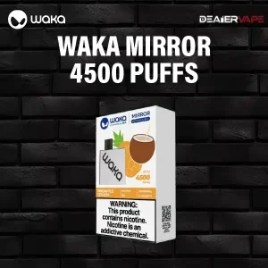 waka mirror 4500 puffs by relx- pineapple colada