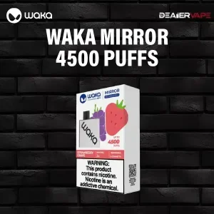 waka mirror 4500 puffs by relx-strawberry grape
