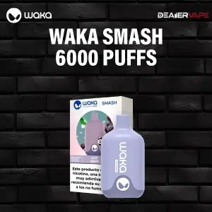 waka smash 6000 puffs-aloe grape