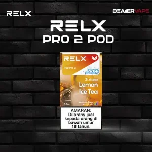หัวพอต relx pro 2 กลิ่นชามะนาว หวานเย็นชื่นใจ