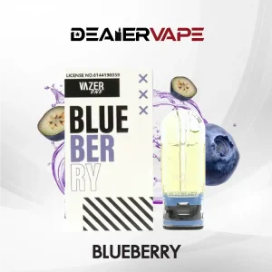 หัวvazer one pod กลิ่นบลูเบอรี่ ผลไม้ หวานอมเปรี้ยวมีเอกลักษณ์เ)าพะตัว