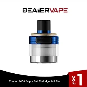 voopoo pnp-x empty pod cartridge blue 2ml