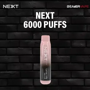 next disposable 6000 puffs pod -lychee jelly