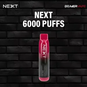 next disposable 6000 puffs pod -strawberry smoothy