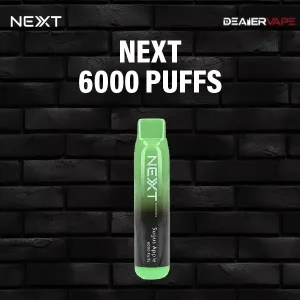 next disposable 6000 puffs pod -sugus apple