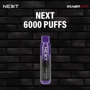 next disposable 6000 puffs pod -sugus grape
