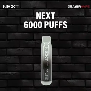 next disposable 6000 puffs pod -white slush