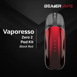 vaporesso zero 2 pod kit black red
