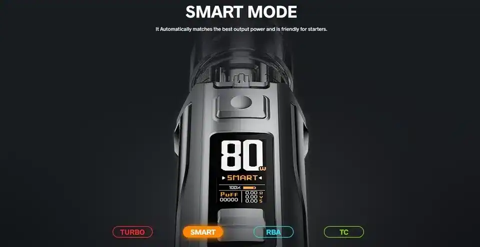 โหมดการใช้งานของ voopoo argus mt รองรับฟิลสูบได้หลากหลาย