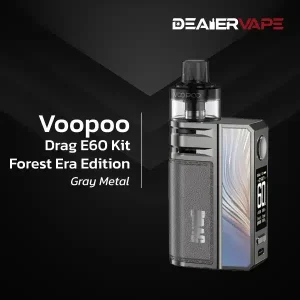 voopoo drag e60 kit forest era edition gray metal