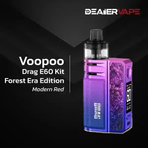 voopoo drag e60 kit forest era edition modern red