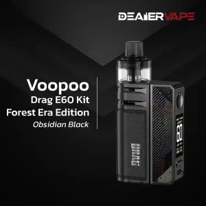 voopoo drag e60 kit forest era edition obsidian black