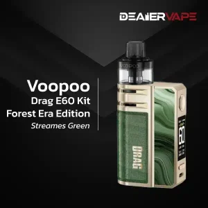 voopoo drag e60 kit forest era edition streams green