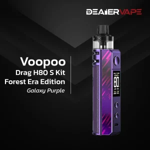 voopoo drag h80 s kit forest era edition galaxy purple
