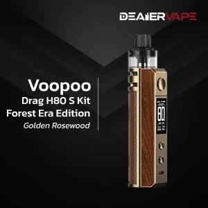 voopoo drag h80 s kit forest era edition golden rosewood