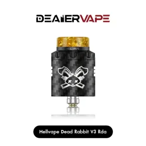 hellvape dead rabbit v3 rda black carbon fiber