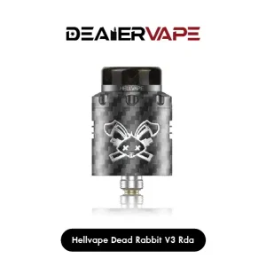 hellvape dead rabbit v3 rda gunmetal carbon fiber