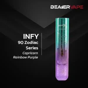 infy 90 zodiac series capricorn rainbow purple