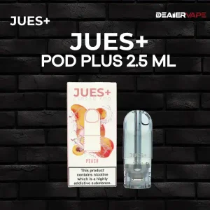 หัวjues plus 2.5 ml กลิ่น ลูกพีช หอมนุ่ม ละมุนลิ้น