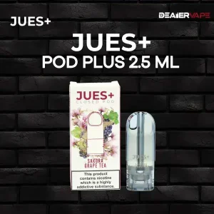 หัวพอต jues 2.5 ml กลิ่น ชาสากุระองุ่น ความหอมหวานที่ละมุน